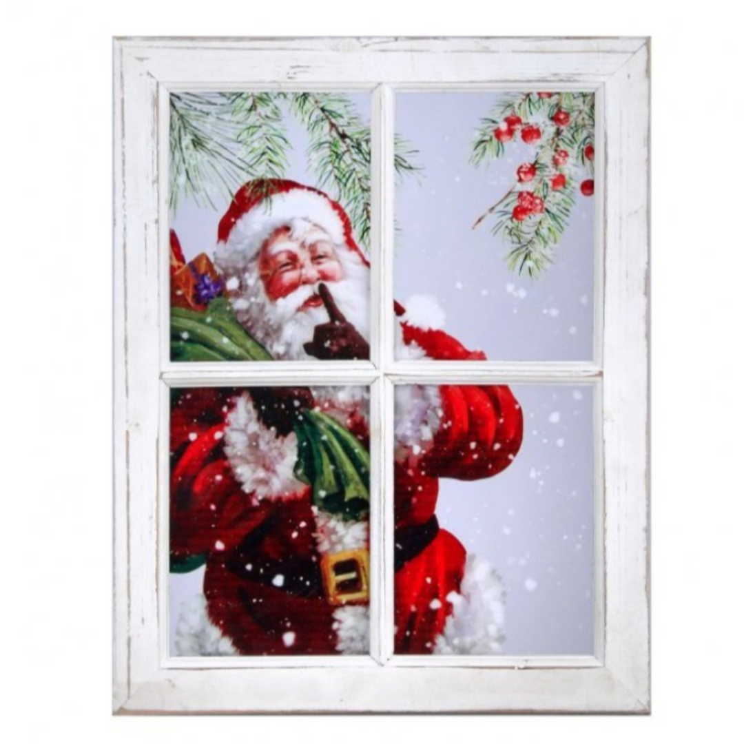 Santa's Here Wall Art