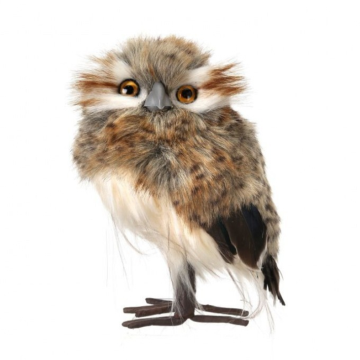 Plush Speckled Hoot Owl