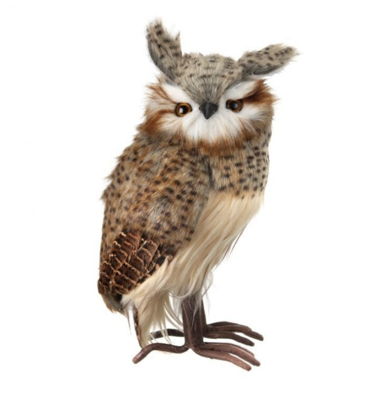 Plush Speckled Hoot Owl