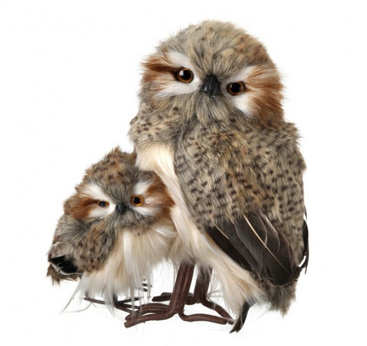 Plush Speckled Hoot Owl