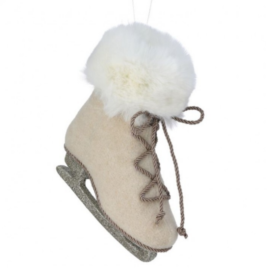 Old Fashioned Plush Skate Ornament