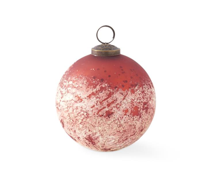 Texture Speckled Glass Ornament