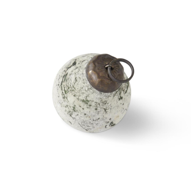 Texture Speckled Glass Ornament