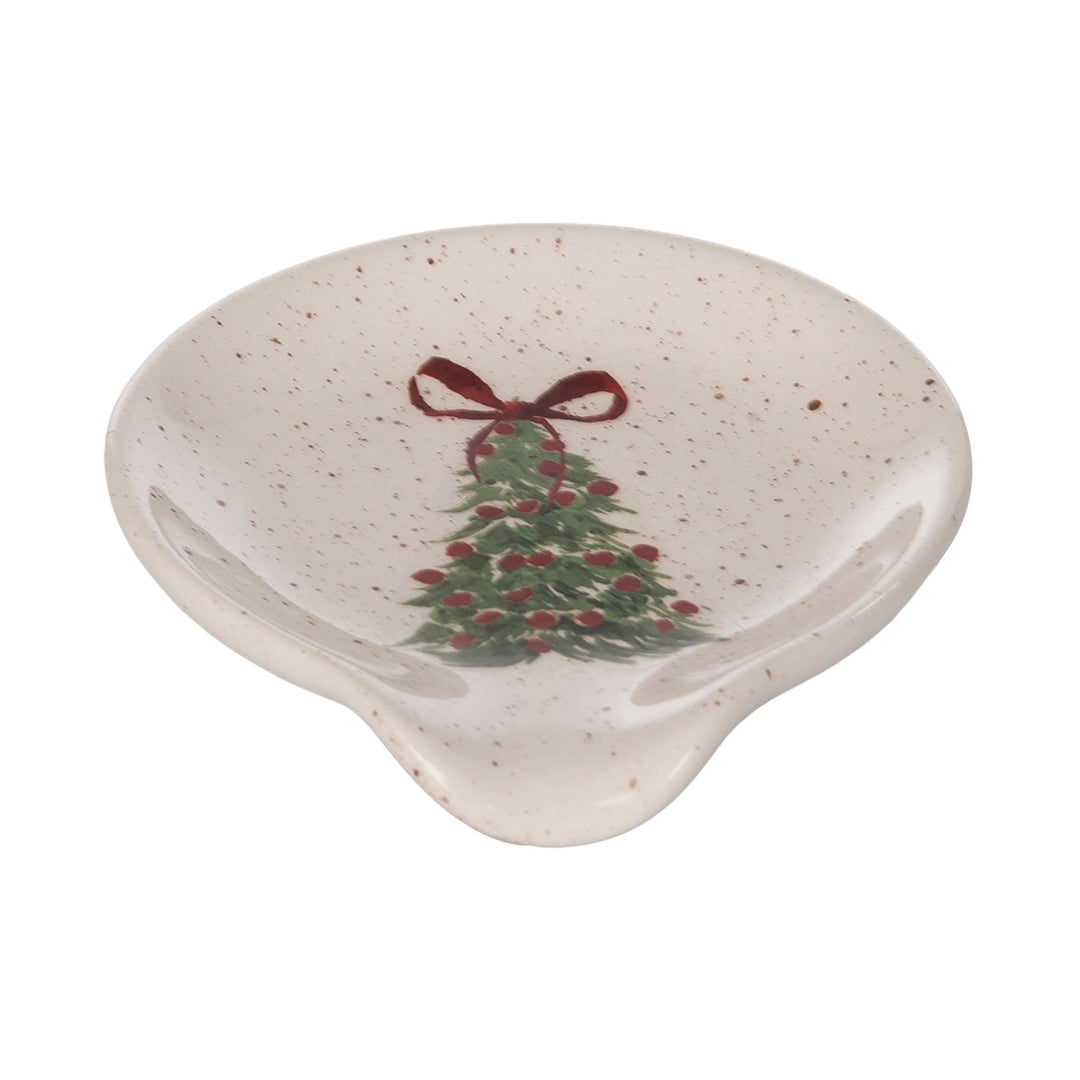 Season's Greetings Spoon Rest
