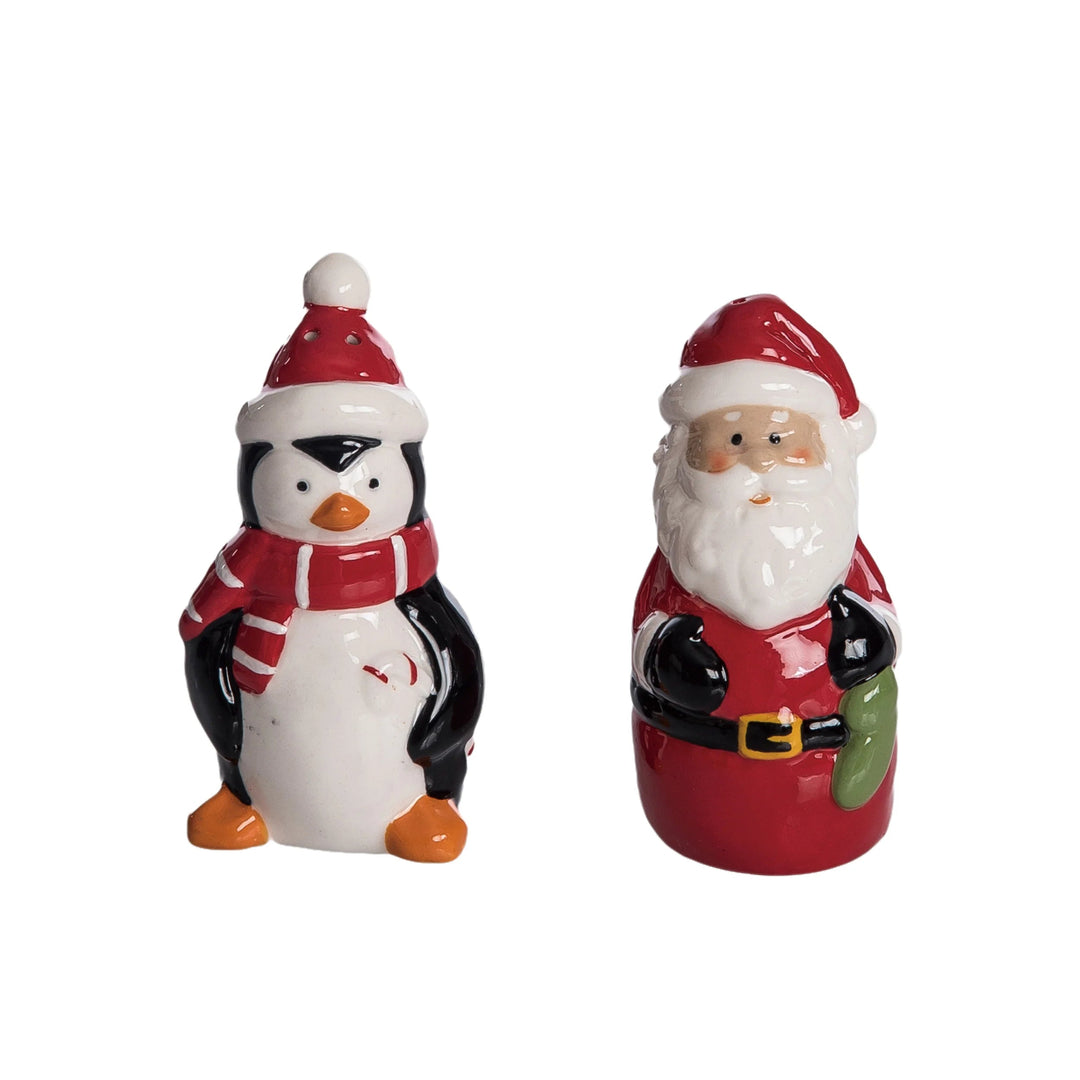 Santa & Penguin Friends Salt & Pepper Shaker Set