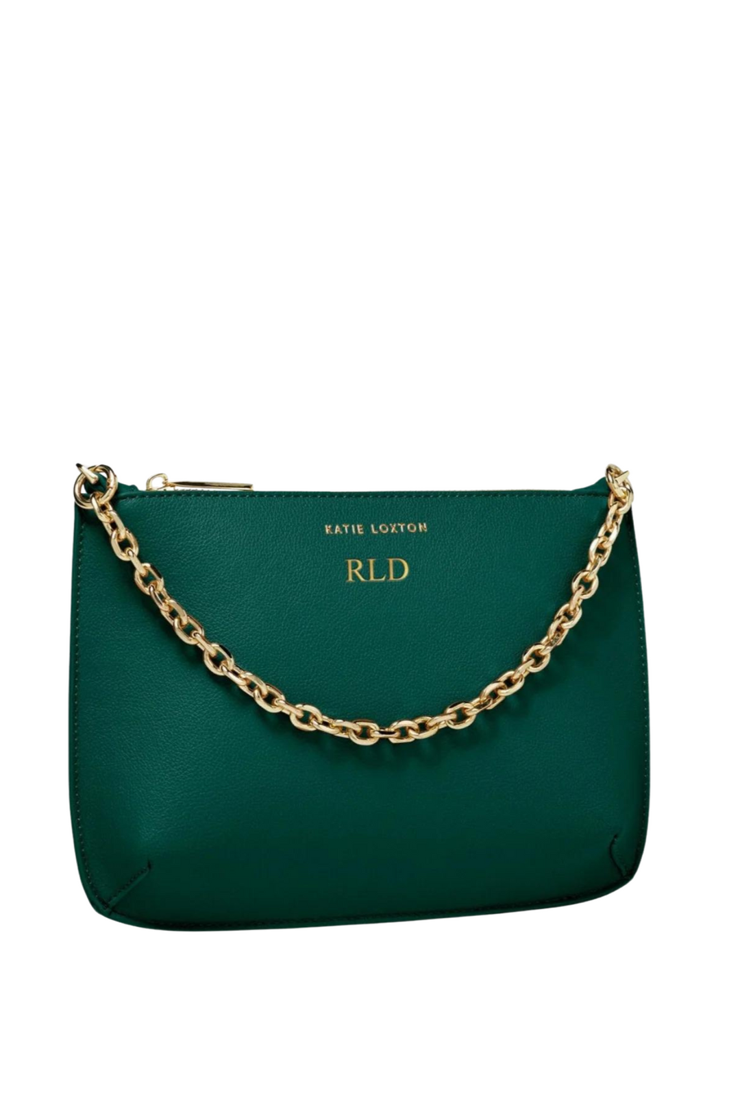 Katie Loxton Astrid Chain Clutch - Emerald Green