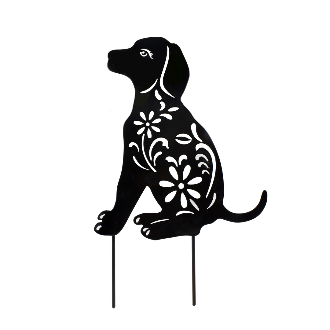 Dog Silhouette Garden Stake