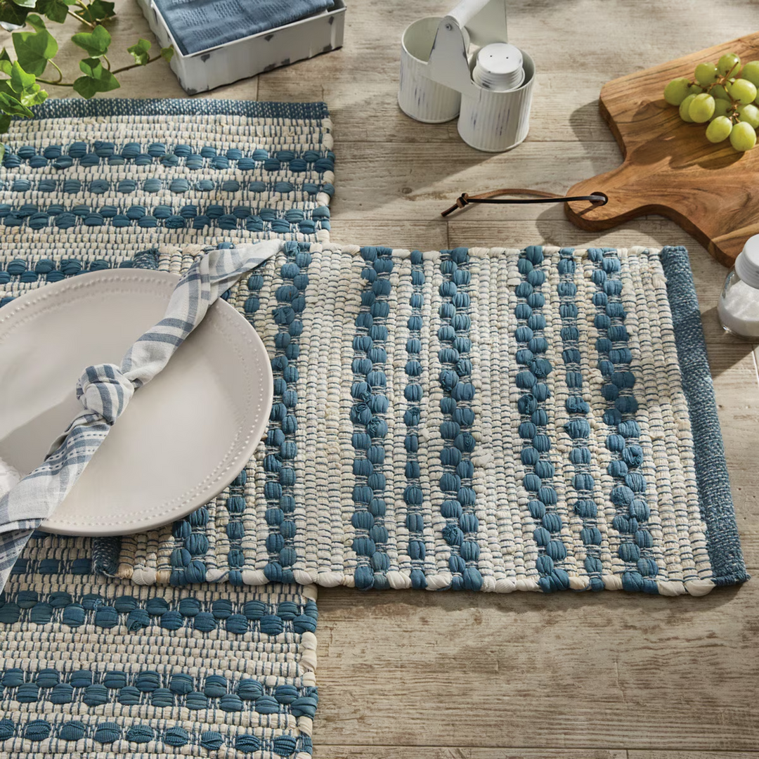 French Farmhouse Chindi Table Runner
