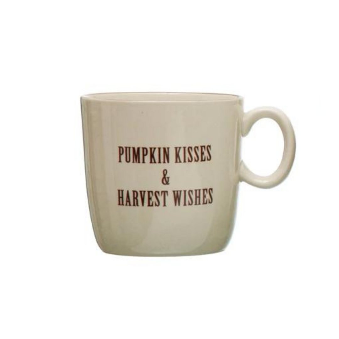 Pumpkin Kisses & Harvest Wishes Mug