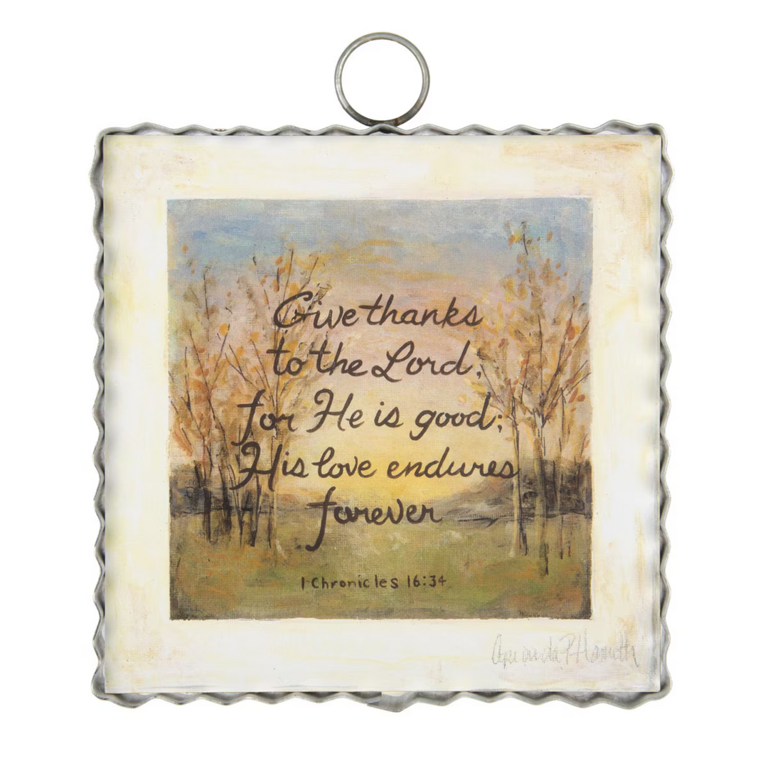 His Love Endures Forever Mini Print