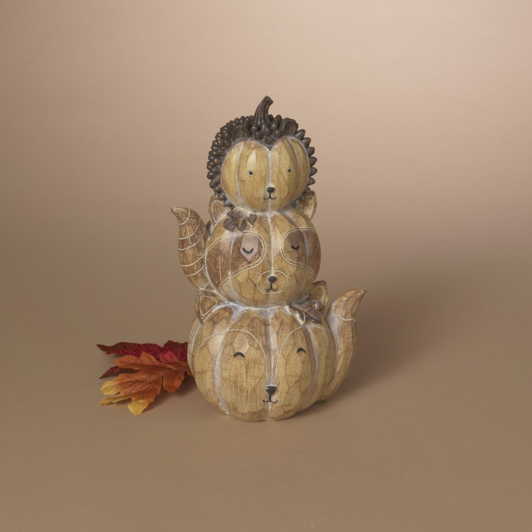 Happy Guys Stacked Pumpkin Animals