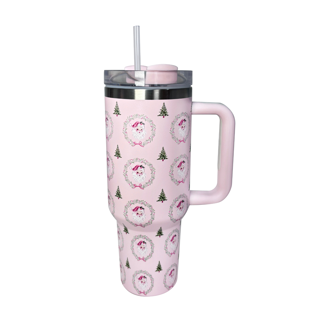 Rosy Santa Tumbler