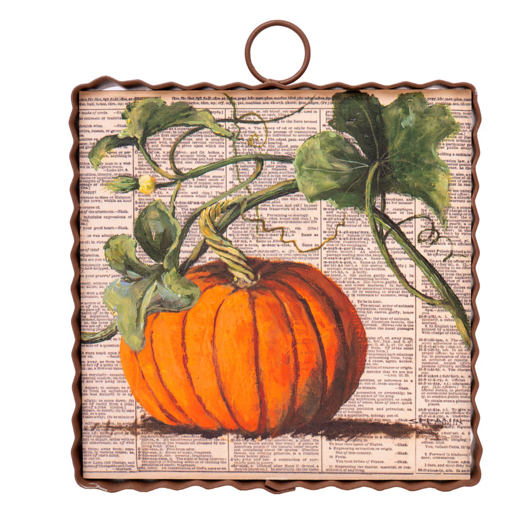Fresh Pumpkin Vine Mini Print