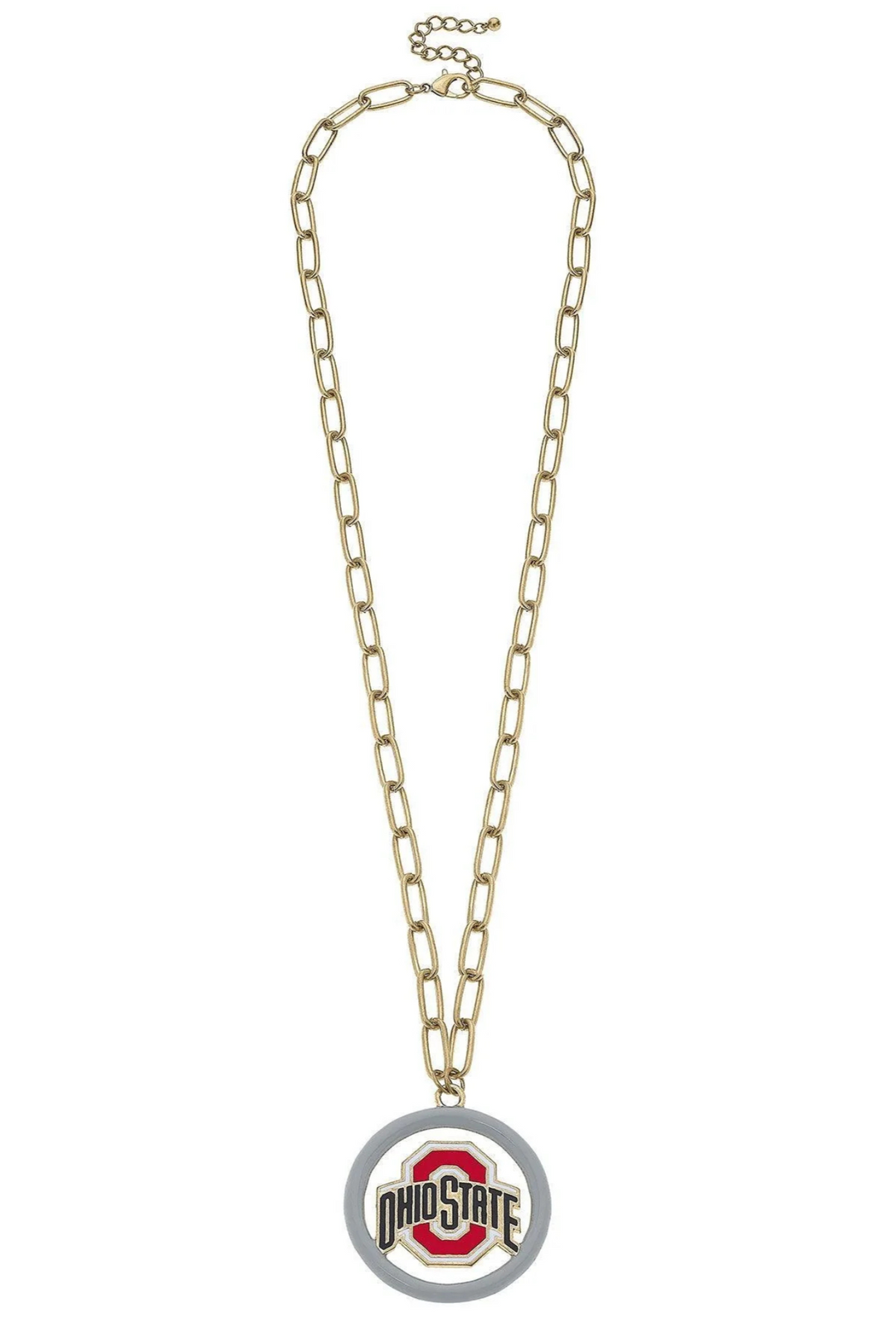 Ohio State Buckeyes Logo Medallion Necklace