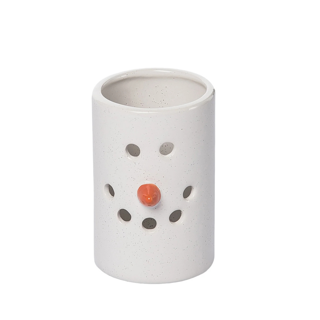 Mini Rustic Snowman Luminary