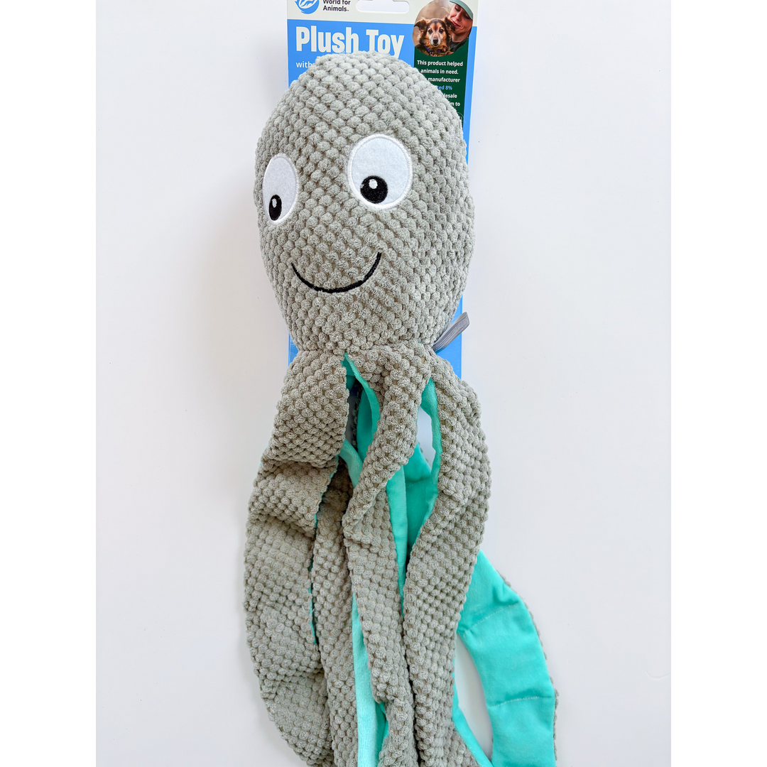 Octopus Squeaky Toy
