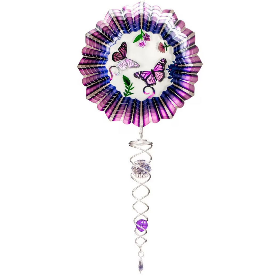 3D Purple Butterfly Mini Spinner Set