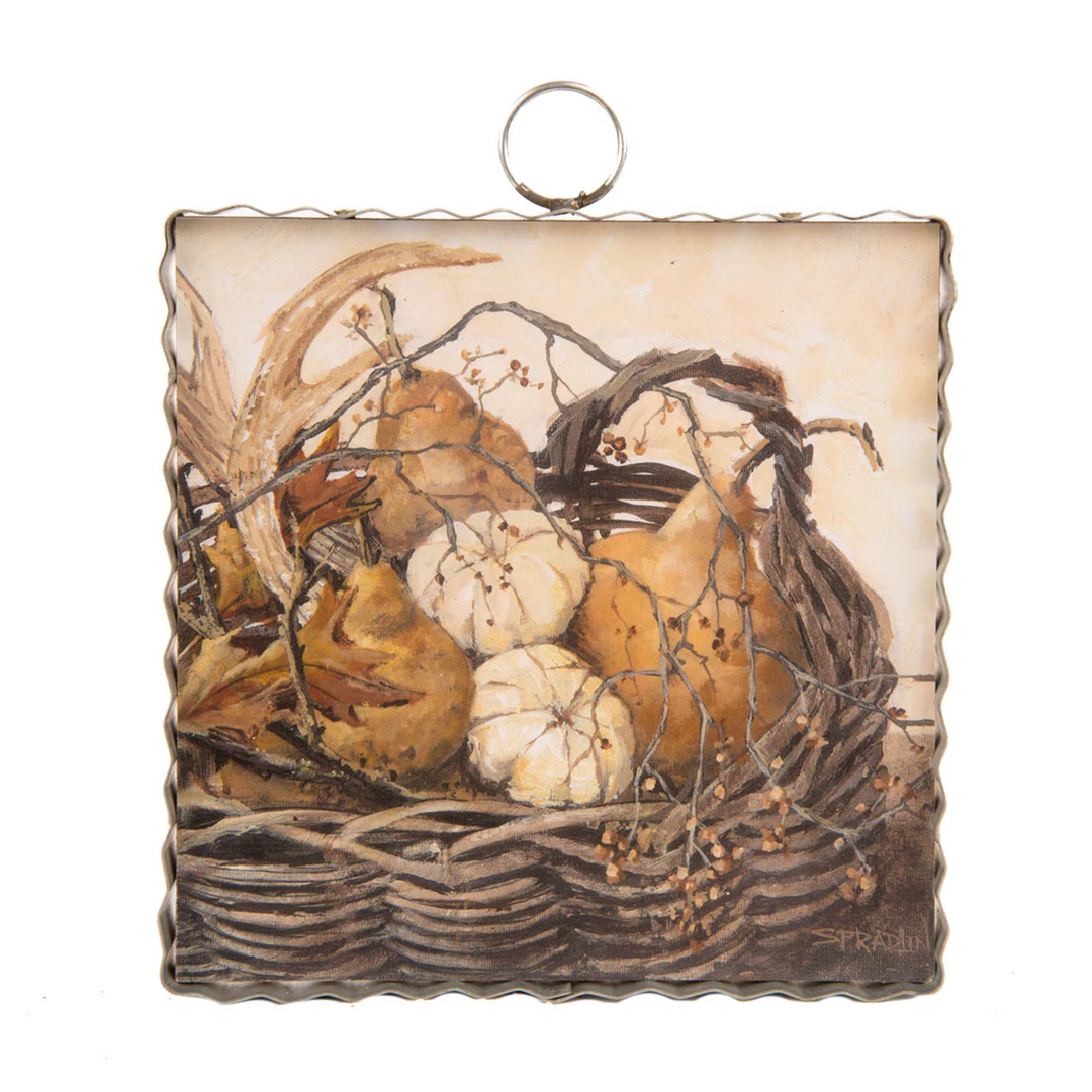 Sepia Gourds Mini Print