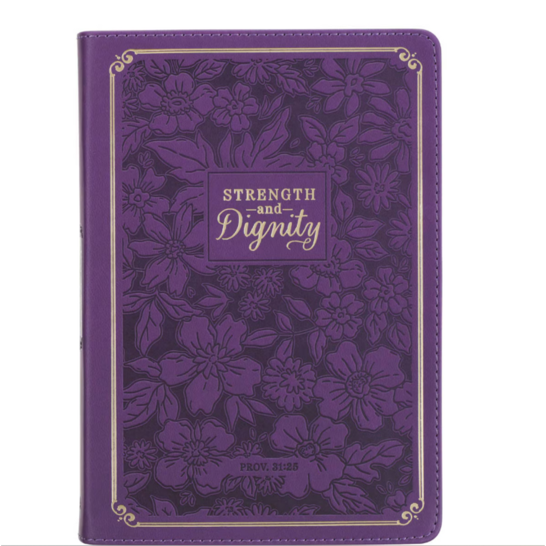 Purple Journal Strength & Dignity