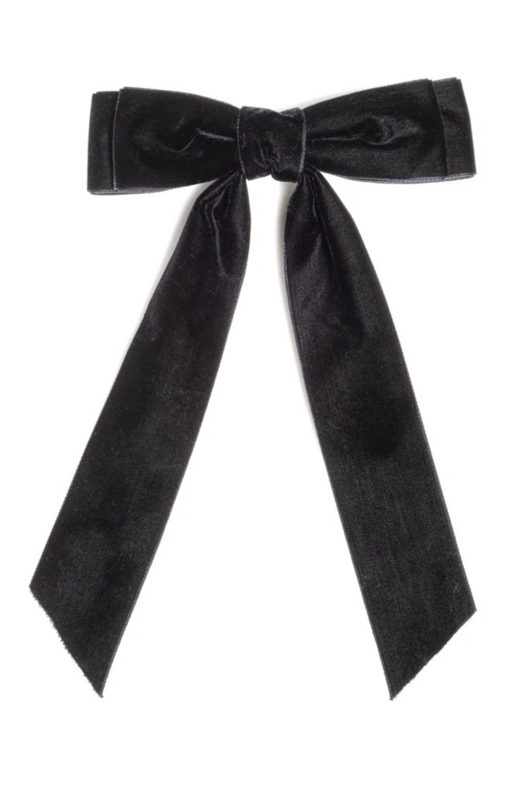 Velvet Bow Clip