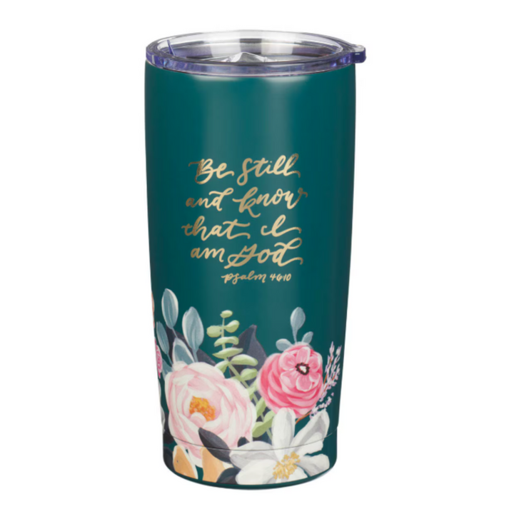 Positive Floral Tumbler
