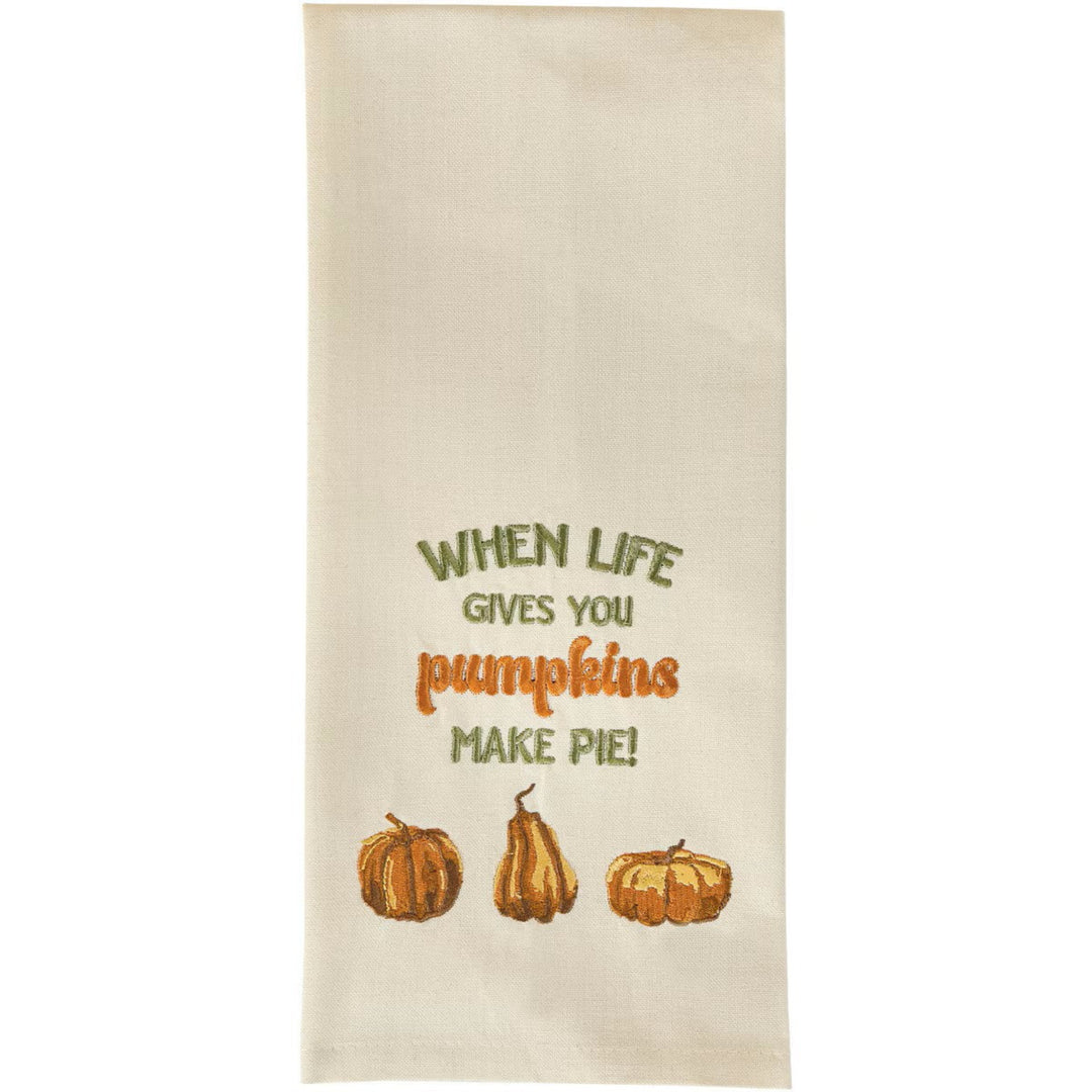 When Life Gives You Pumpkins Dishtowel