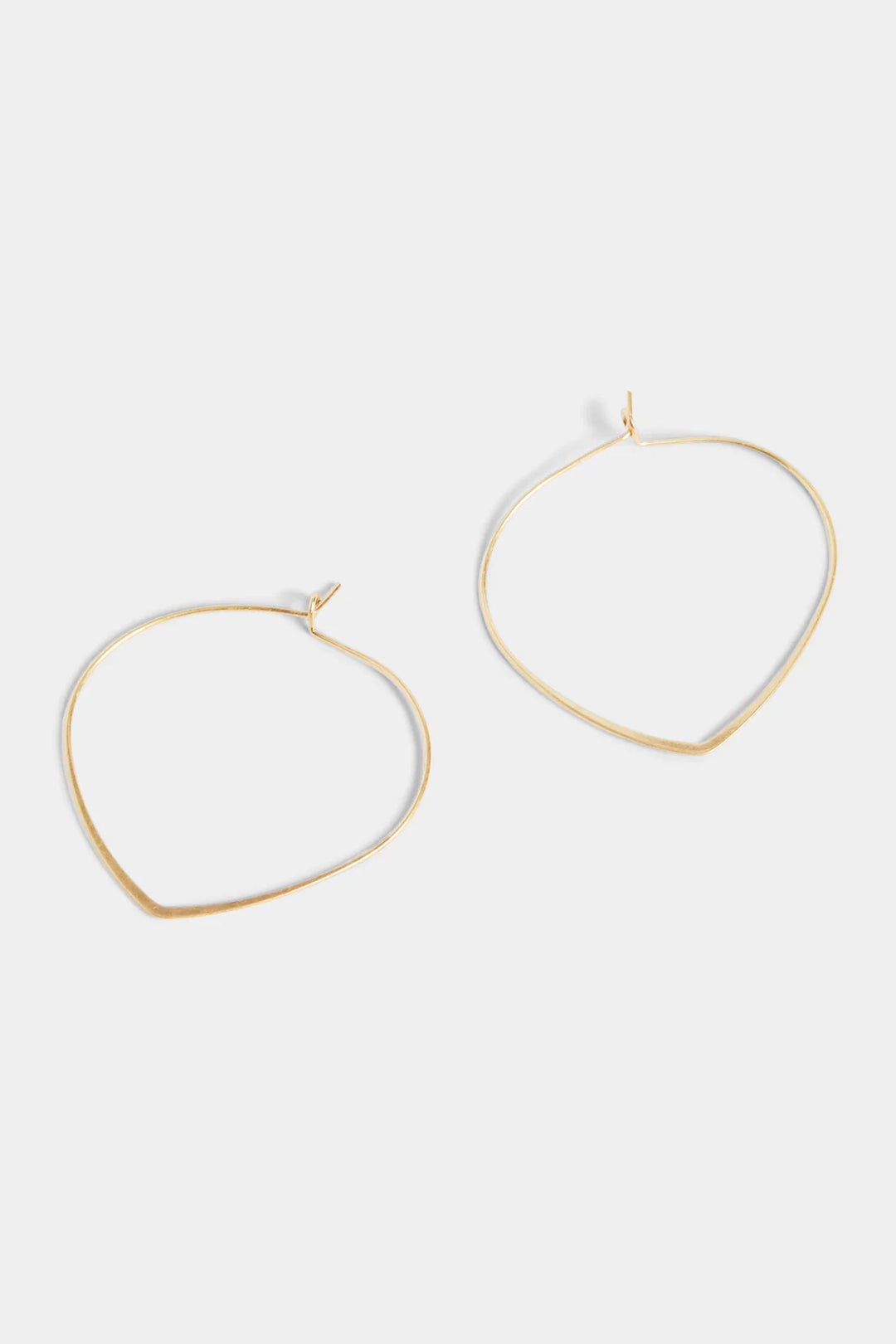 Abstract Hoop Earrings