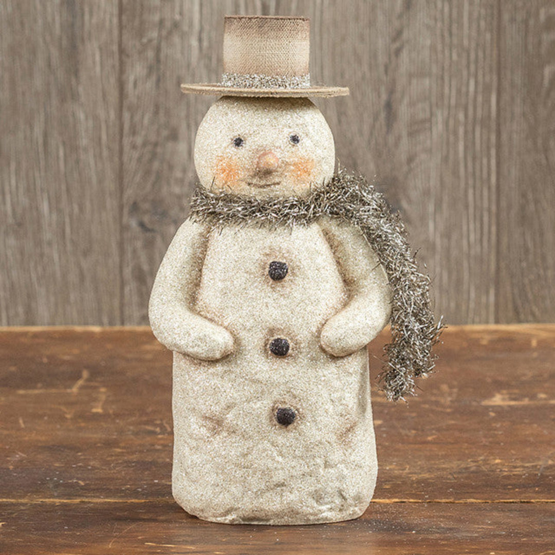 Blushing Snowman Figurine
