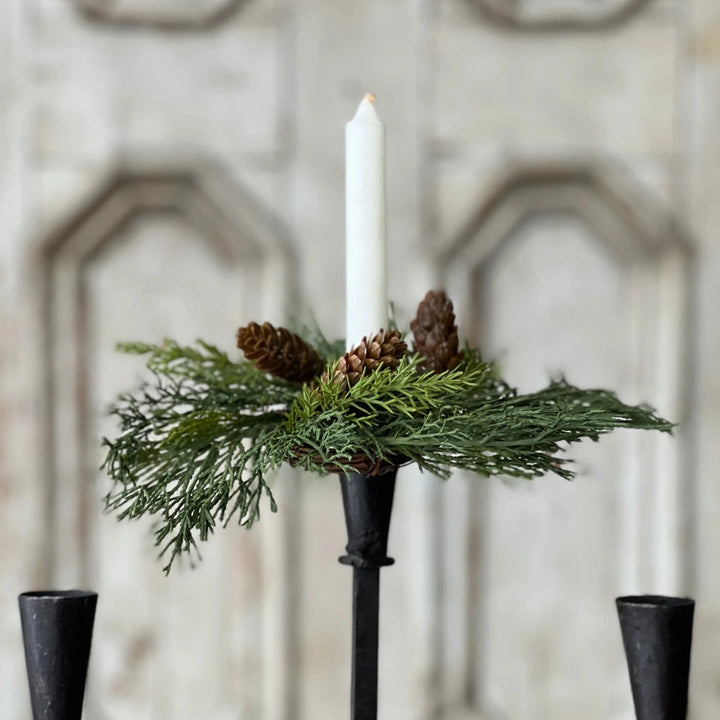 Advent Greens Candle Ring