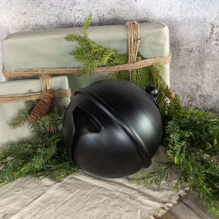Polished Black Sleigh Bell