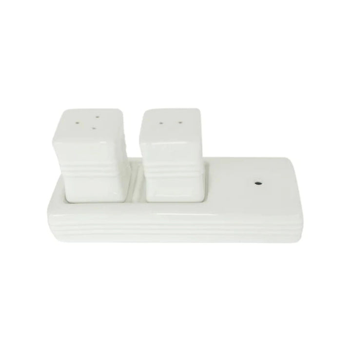 Nora Fleming Salt & Pepper Shaker Set Pinstripes