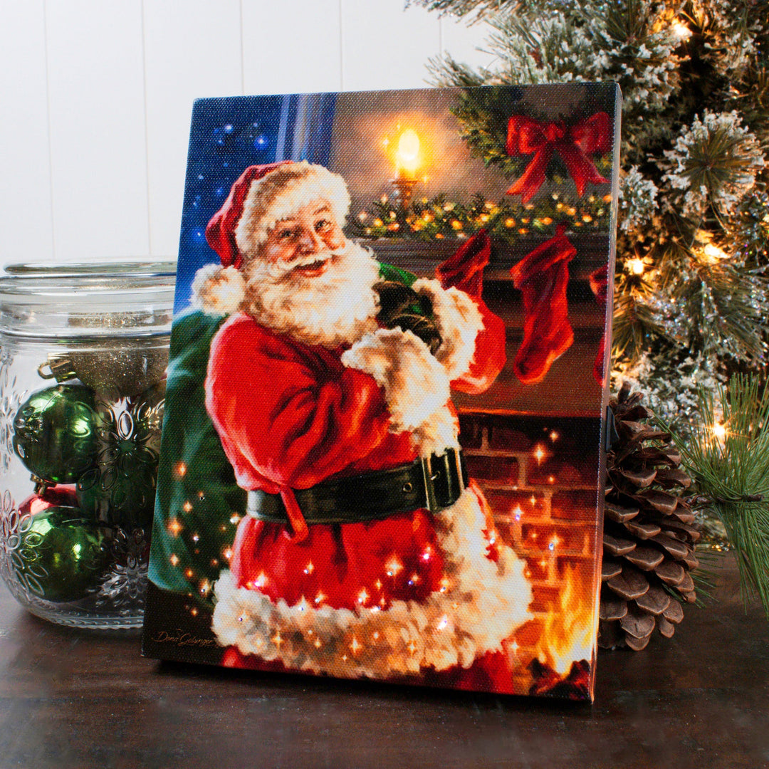 Twas the Night Before Lighted Canvas