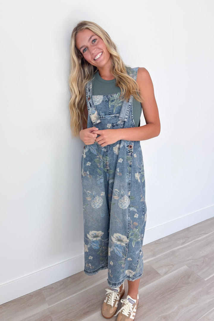 Bloom Again Overalls