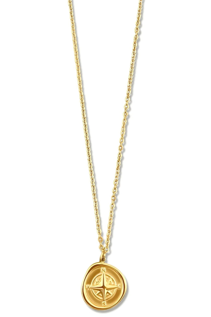 Ellie Vail 	Aerin Compass Pendant Necklace