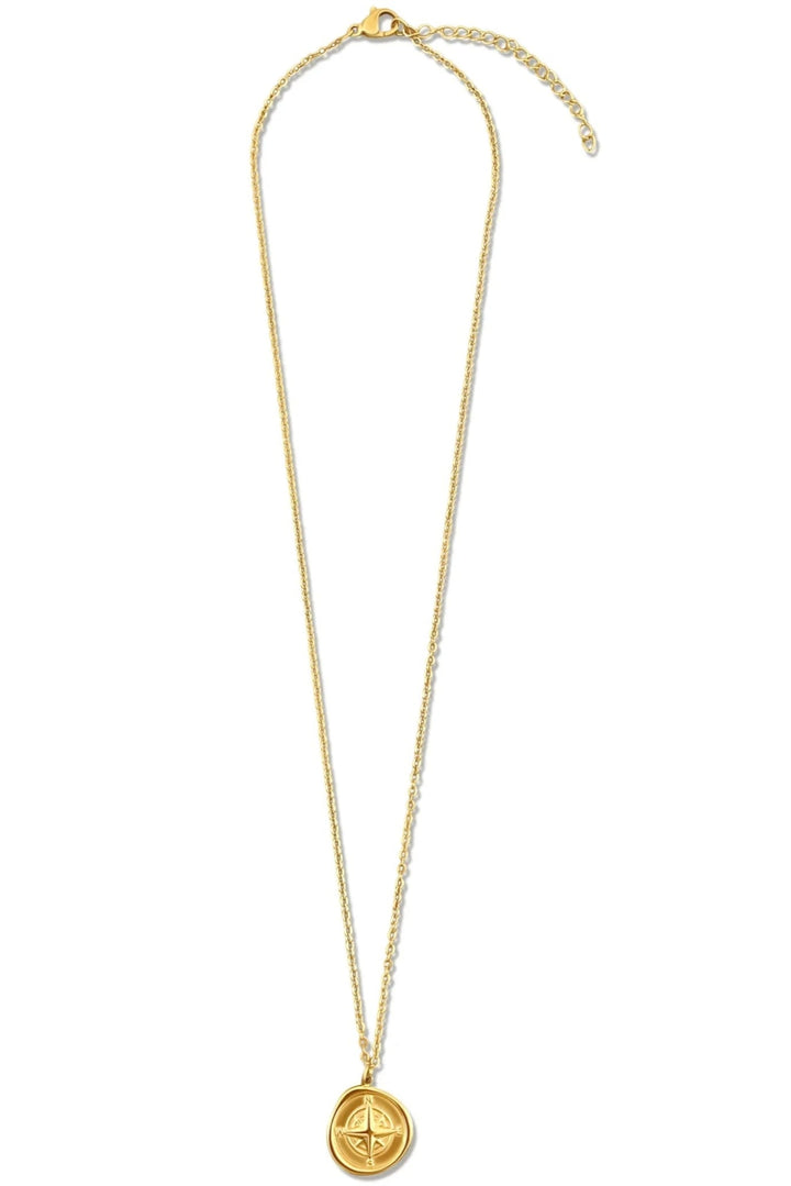 Ellie Vail 	Aerin Compass Pendant Necklace