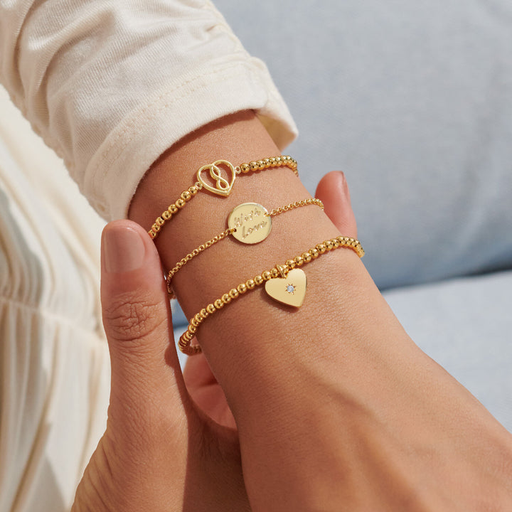 A Little "First My Mom Forever My Friend" Bracelet Gift Box