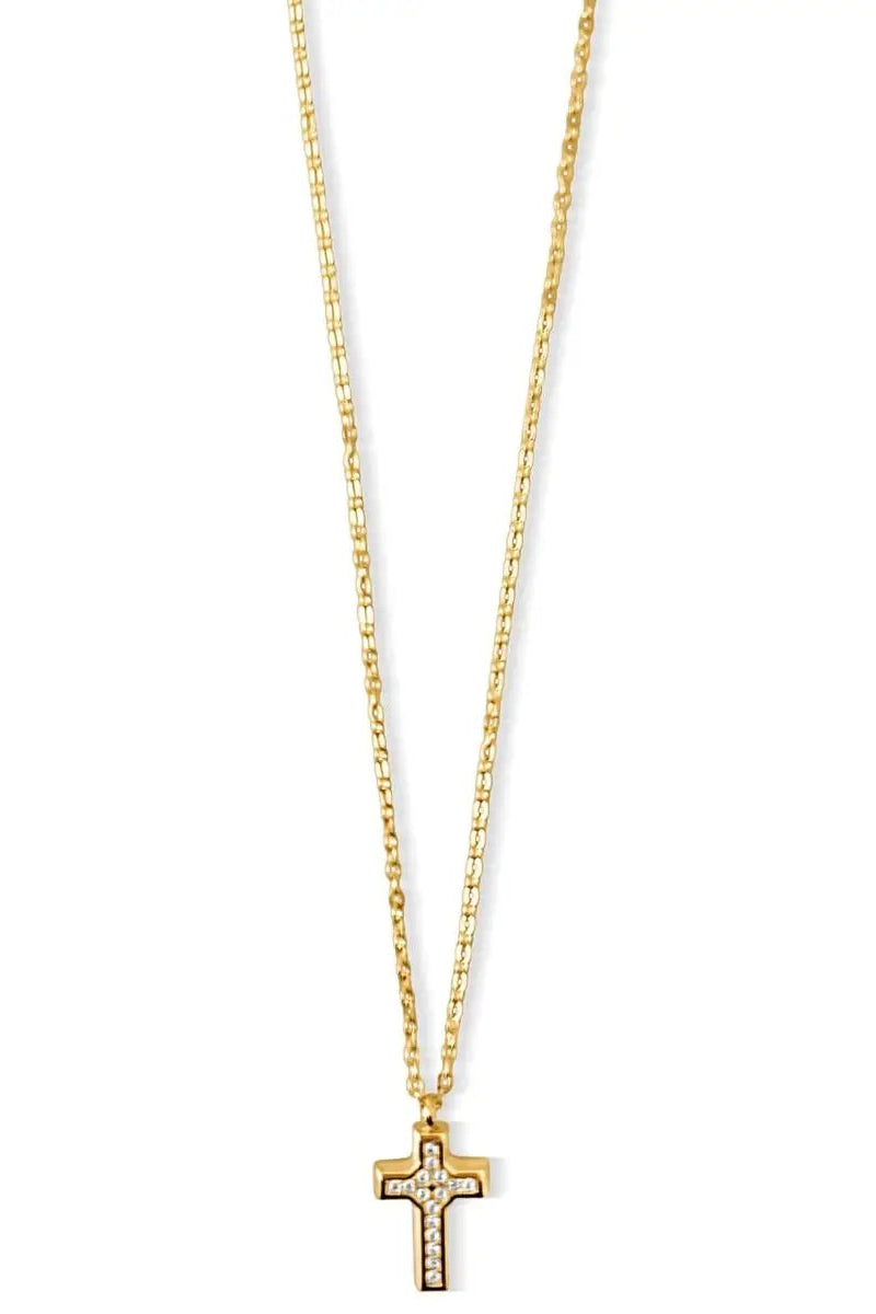 Ellie Vail Wyatt Mini Cross Pendant Necklace