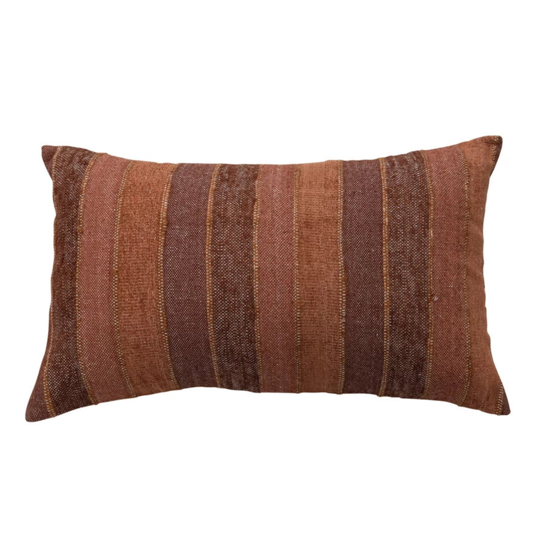 Harvest Hues Woven Pillow
