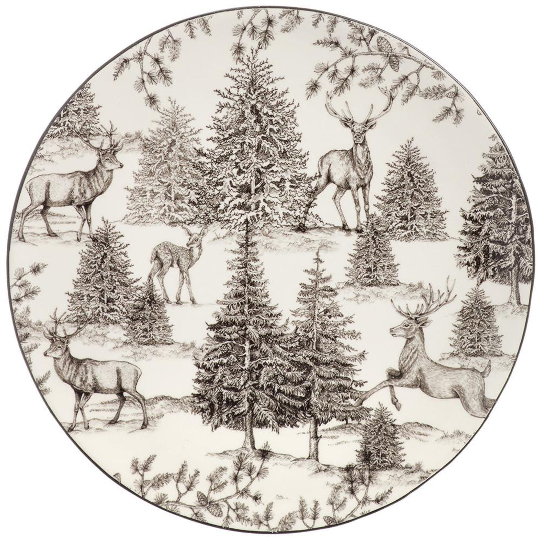 All Is Calm Woodland Plate