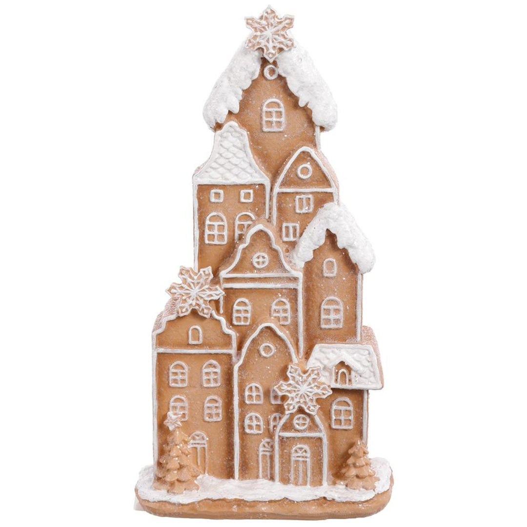 Snowy Stacked Gingerbread House