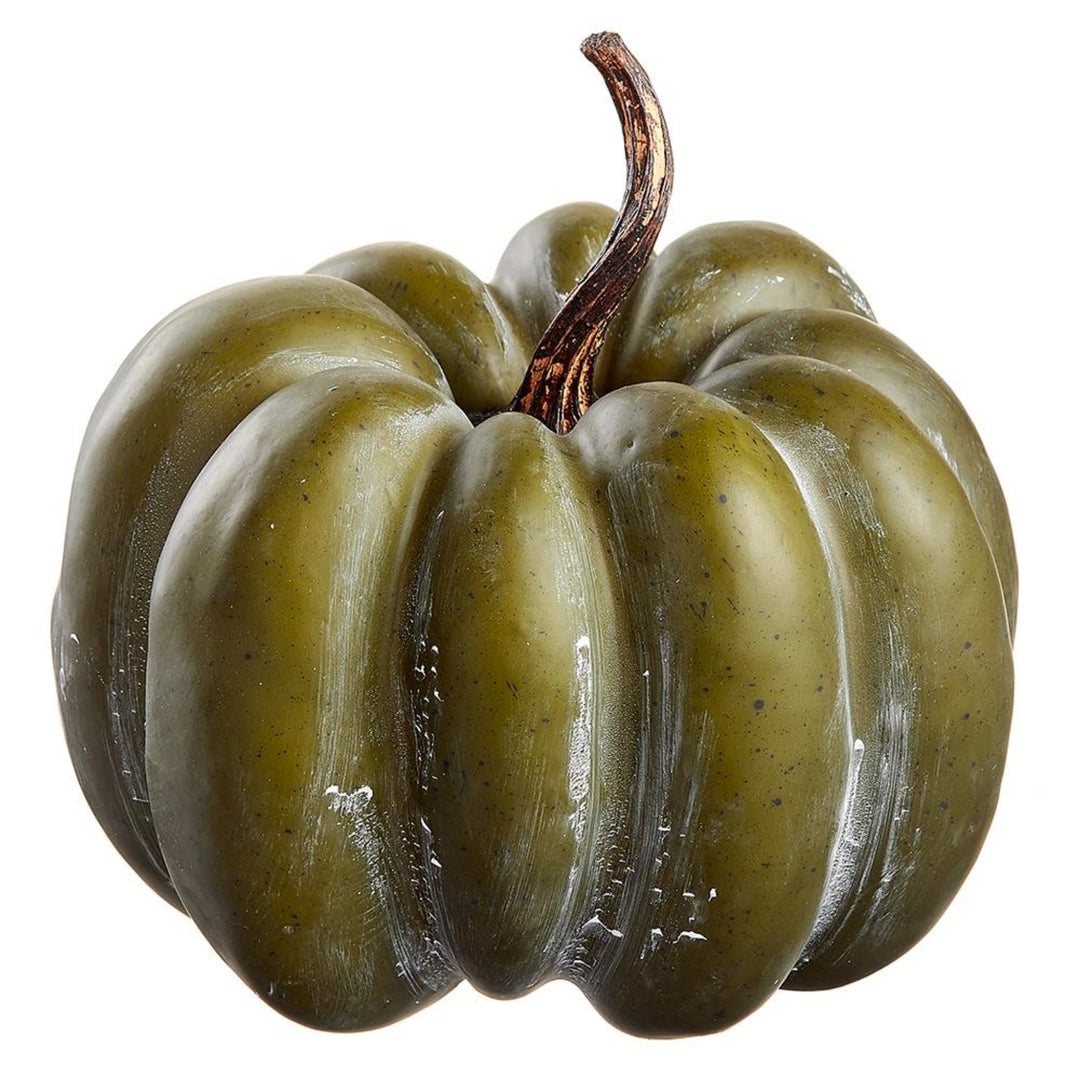 Rustic Olive Green Pumpkin