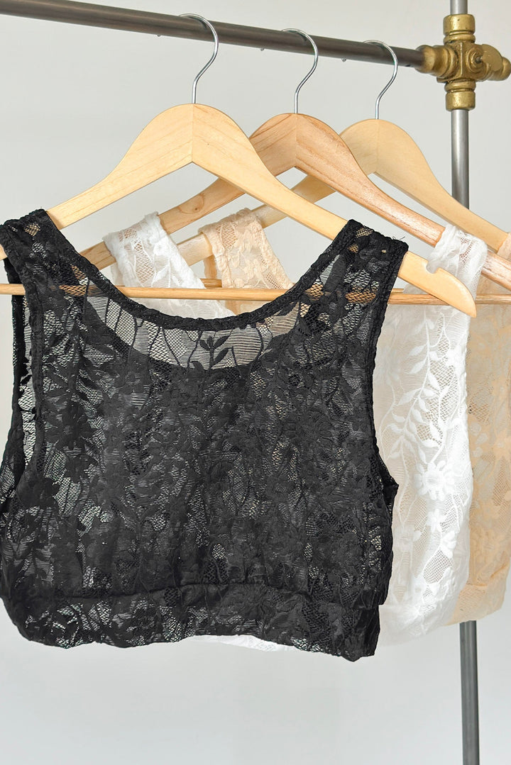 Lace Halftee Tank