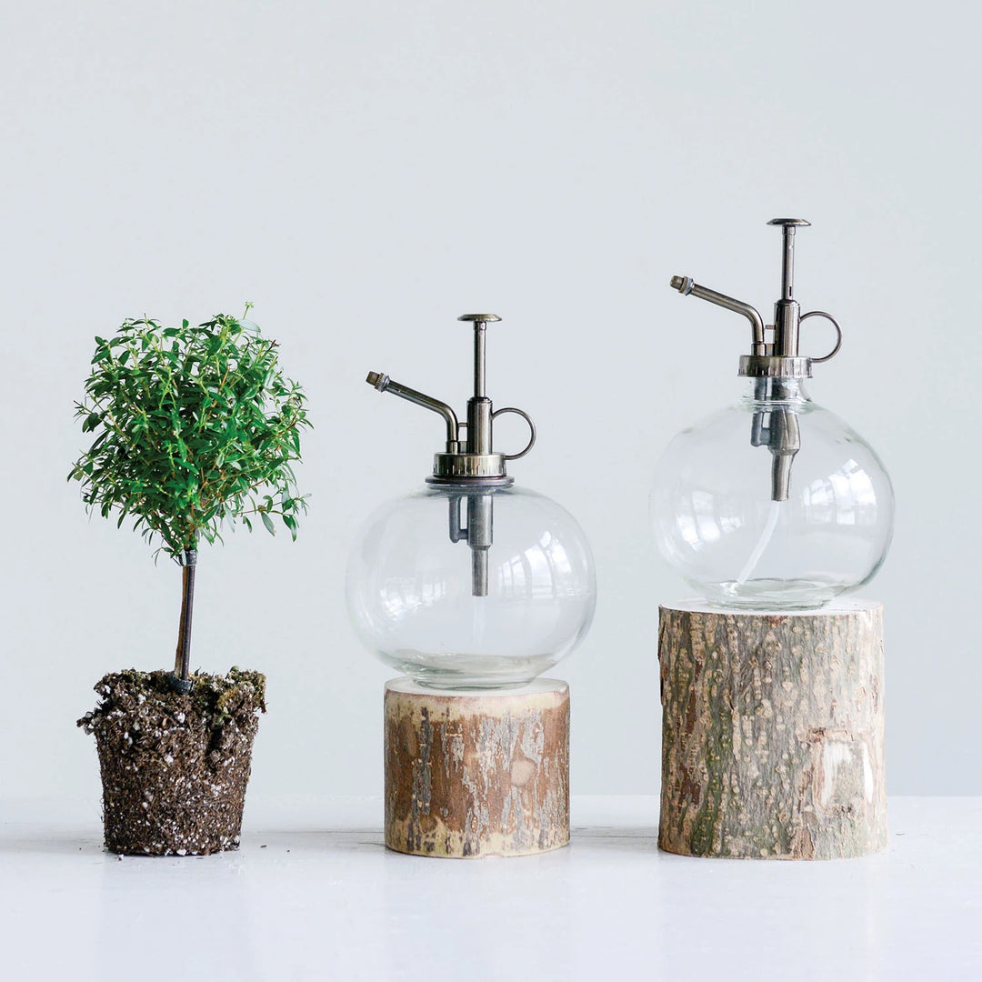 Round Glass Plant Mister