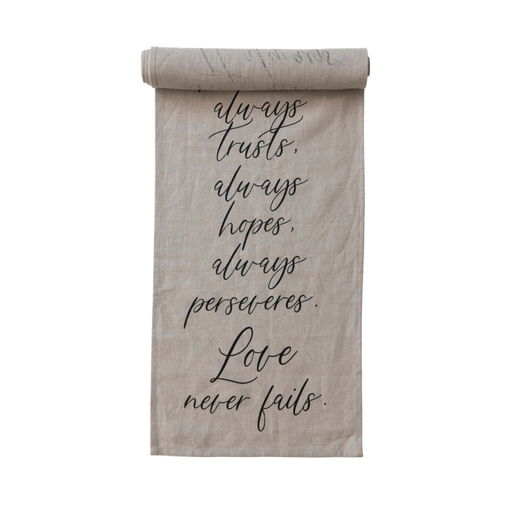 Love Is Patient Table Runner
