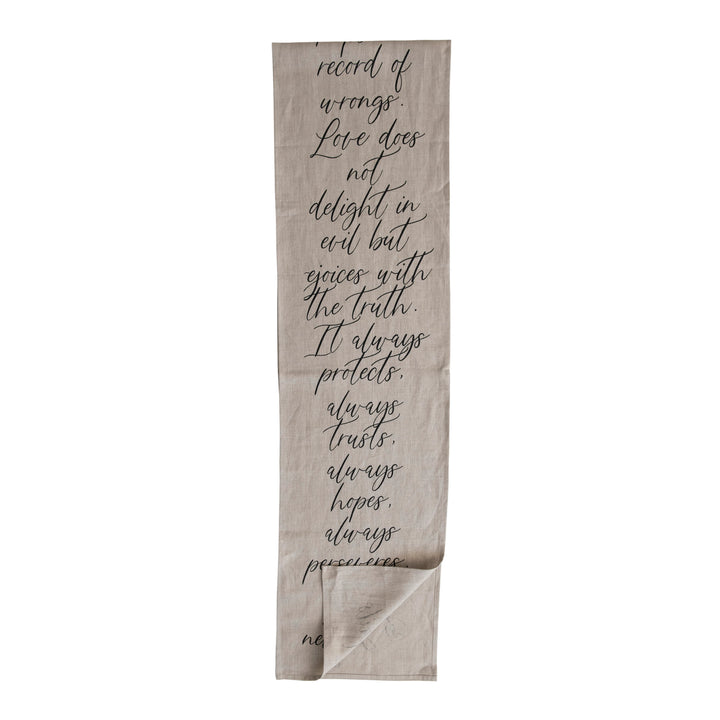 Love Is Patient Table Runner