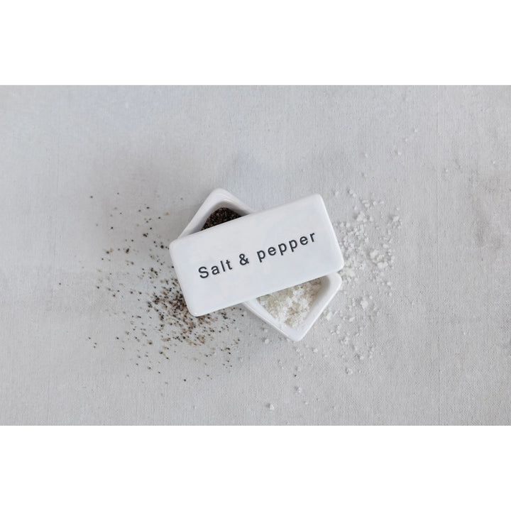 Double Salt & Pepper Pinch Pot
