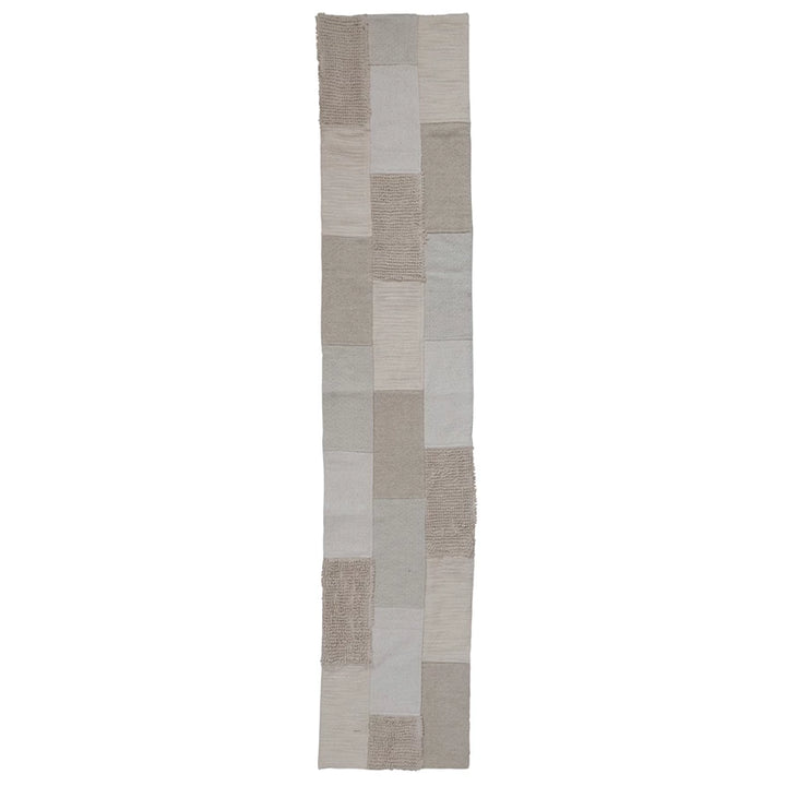 Natural Patchwork Table Runner