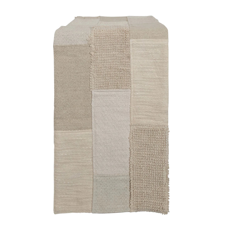 Natural Patchwork Table Runner