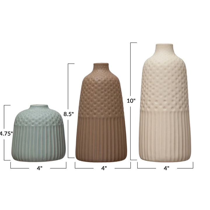 Matte Earth Tones Vase