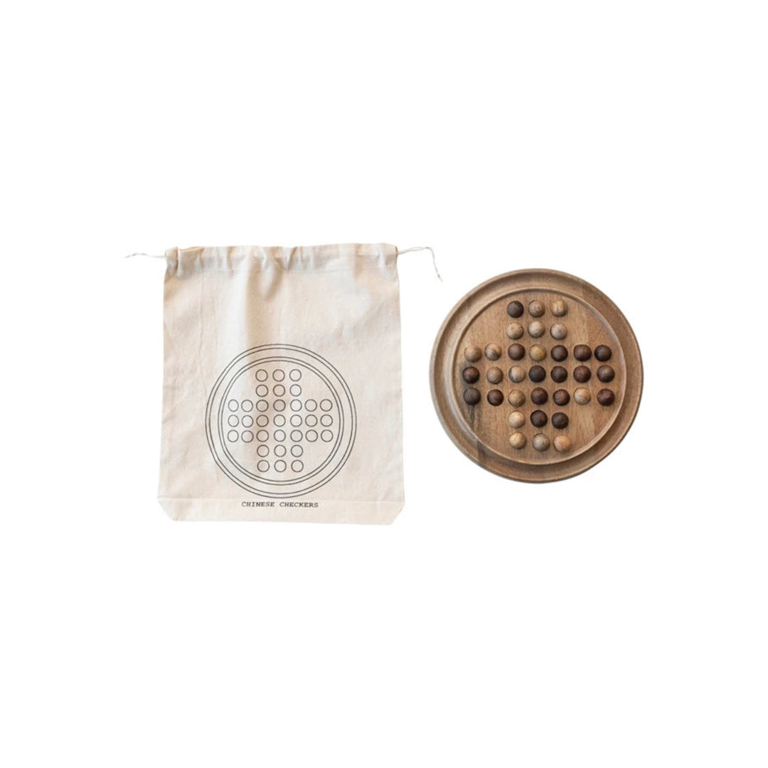 Wood Chinese Checkers Set